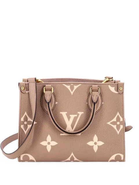 Louis Vuitton Pre-Owned tote OnTheGo Bicolor con monograma Empreinte Giant PM
