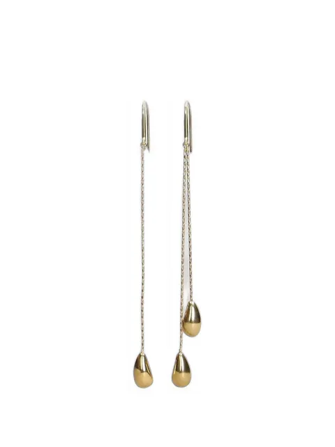 ISABEL MARANT drop-chain teardrop-pendant earrings