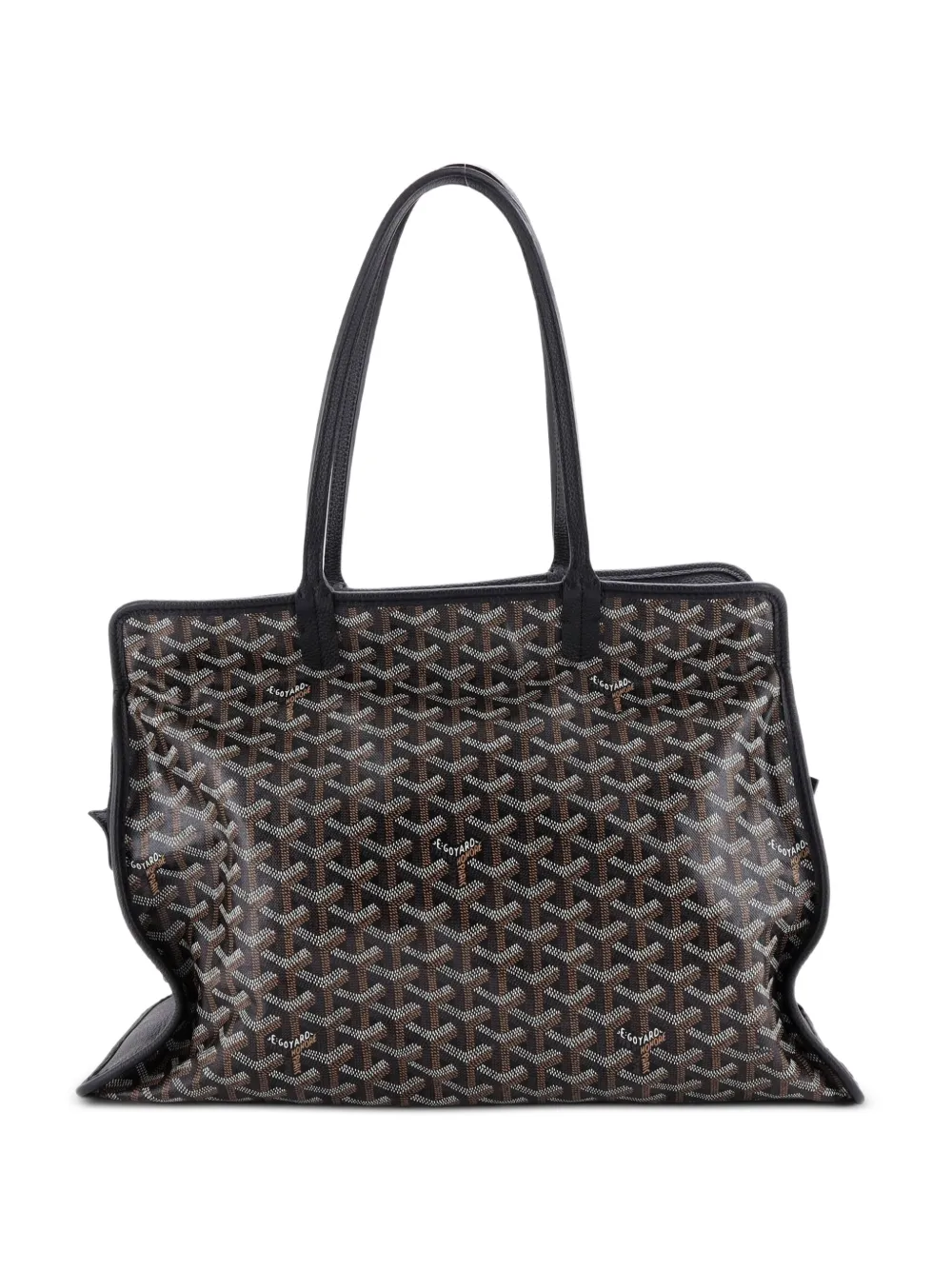 Goyard Pre-Owned cabas pour le transport d'animaux de compagnie PM en toile enduite - Noir Goyard Pre-Owned cabas pour le transport d'animaux de compagnie PM en toile enduite - Noir