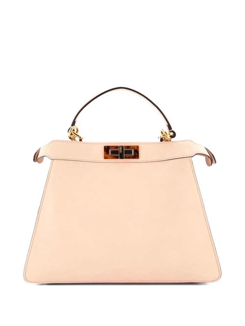Fendi Pre-Owned Mittelgroße Peekaboo ISeeU Satchel-Tasche aus Leder - Rosa