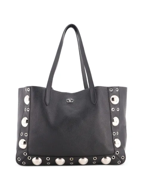 Valentino Garavani Pre-Owned Nellcote Studded Leather Medium tote bag