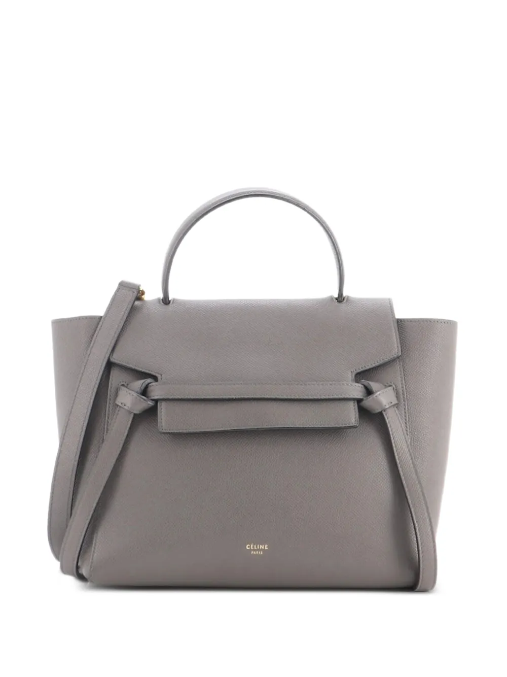 Celine Pre-Owned Belt Bag Textured Leather Micro satchel - Grey