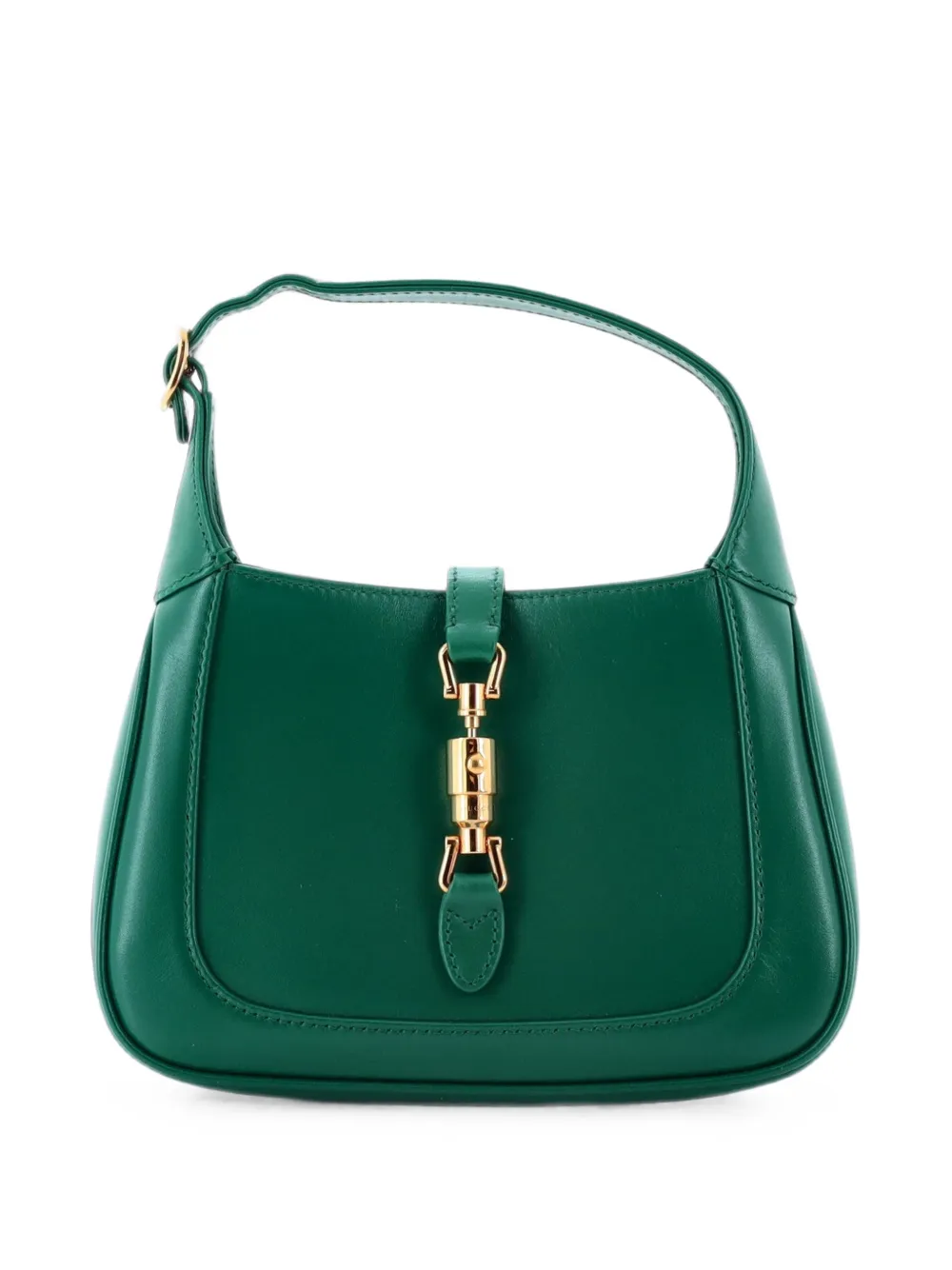 Gucci Pre-Owned mini sac cabas Jackie 1961 en cuir - Vert Gucci Pre-Owned mini sac cabas Jackie 1961 en cuir - Vert