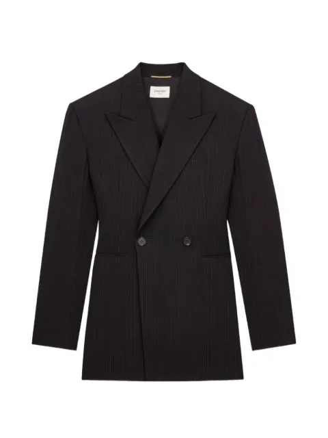 Saint Laurent pinstripe double-breasted jacket