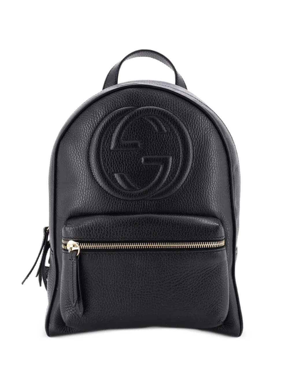 Gucci Pre-Owned Soho Chain Leather backpack - Black