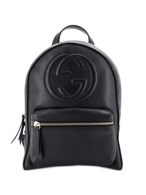 Gucci Pre-Owned mochila Soho de piel con cadena