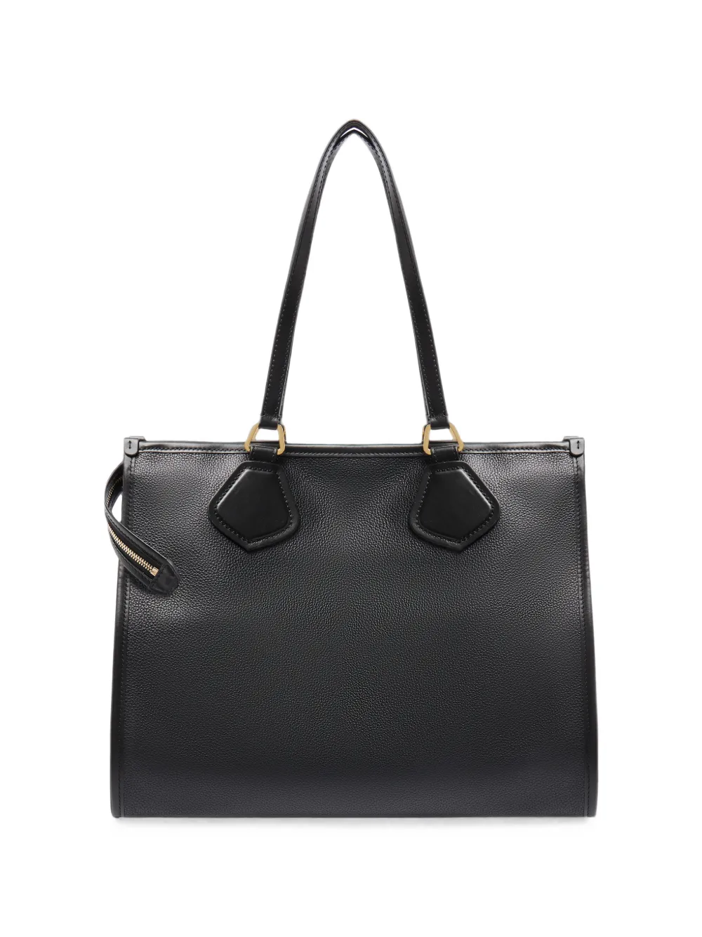 Lancel Leren shopper in ponystijl Bruin