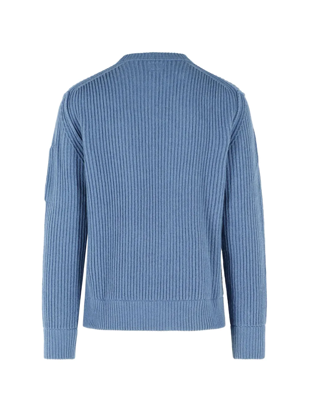 C.P. Company Lens ribbed-knit sweater Blauw