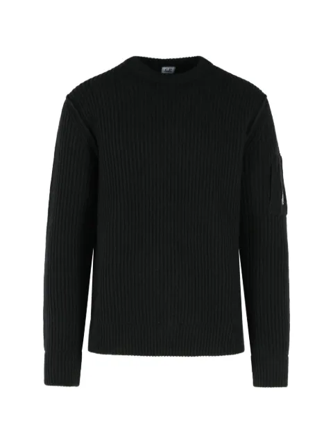 C.P. Company Lens-detail ribbed-knit sweater