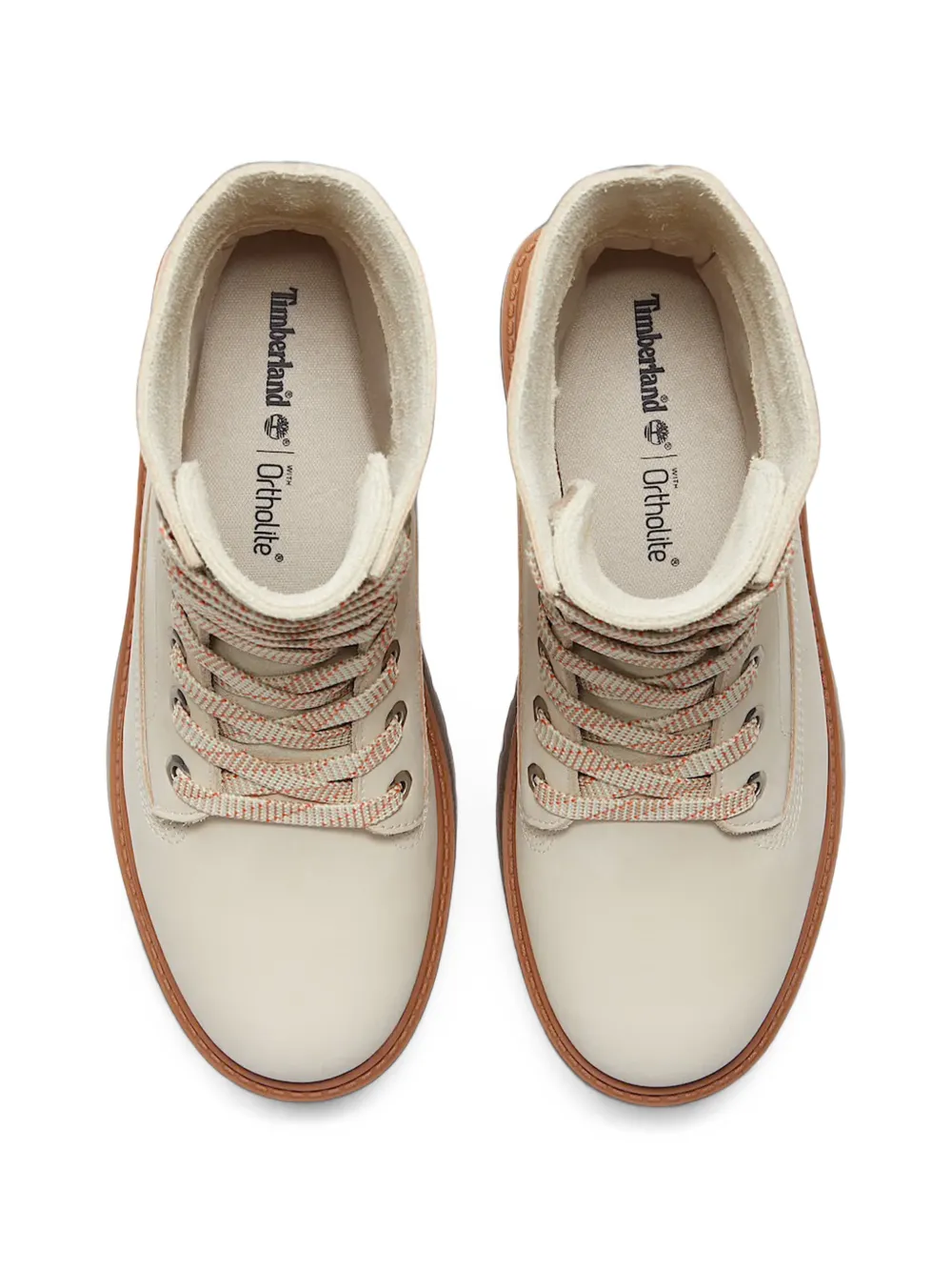 Timberland Mid Stone Street lace-up platform boots Beige
