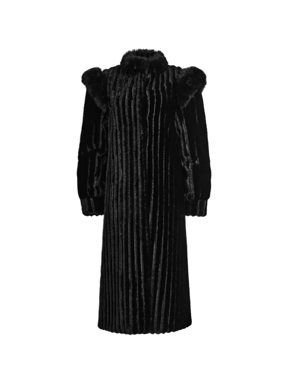ducie Cappotto Gemma in pelliccia sintetica - Nero
