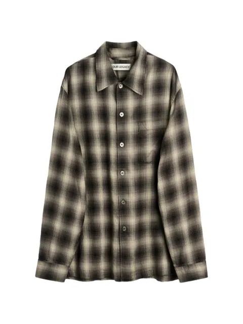 OUR LEGACY Every check-pattern button-down shirt