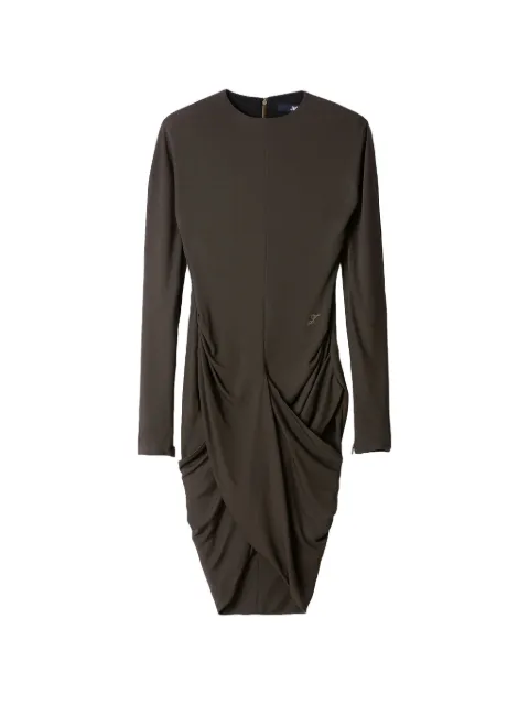 Jacquemus draped long-sleeve mini dress