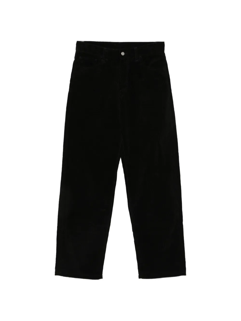 Carhartt WIP corduroy logo-patch jeans - Nero
