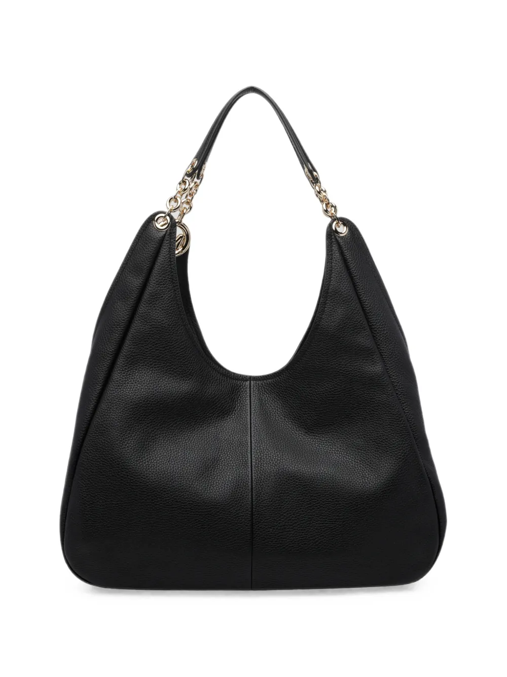 Michael Kors Ellie large pebbled-leather shoulder bag Zwart