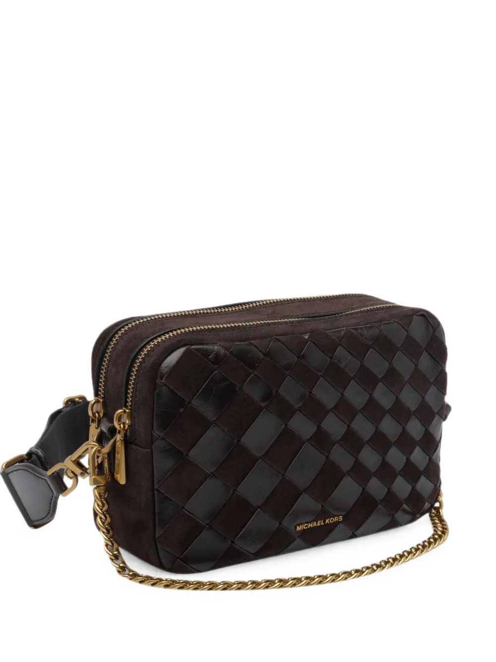 Michael Michael Kors woven leather shoulder bag