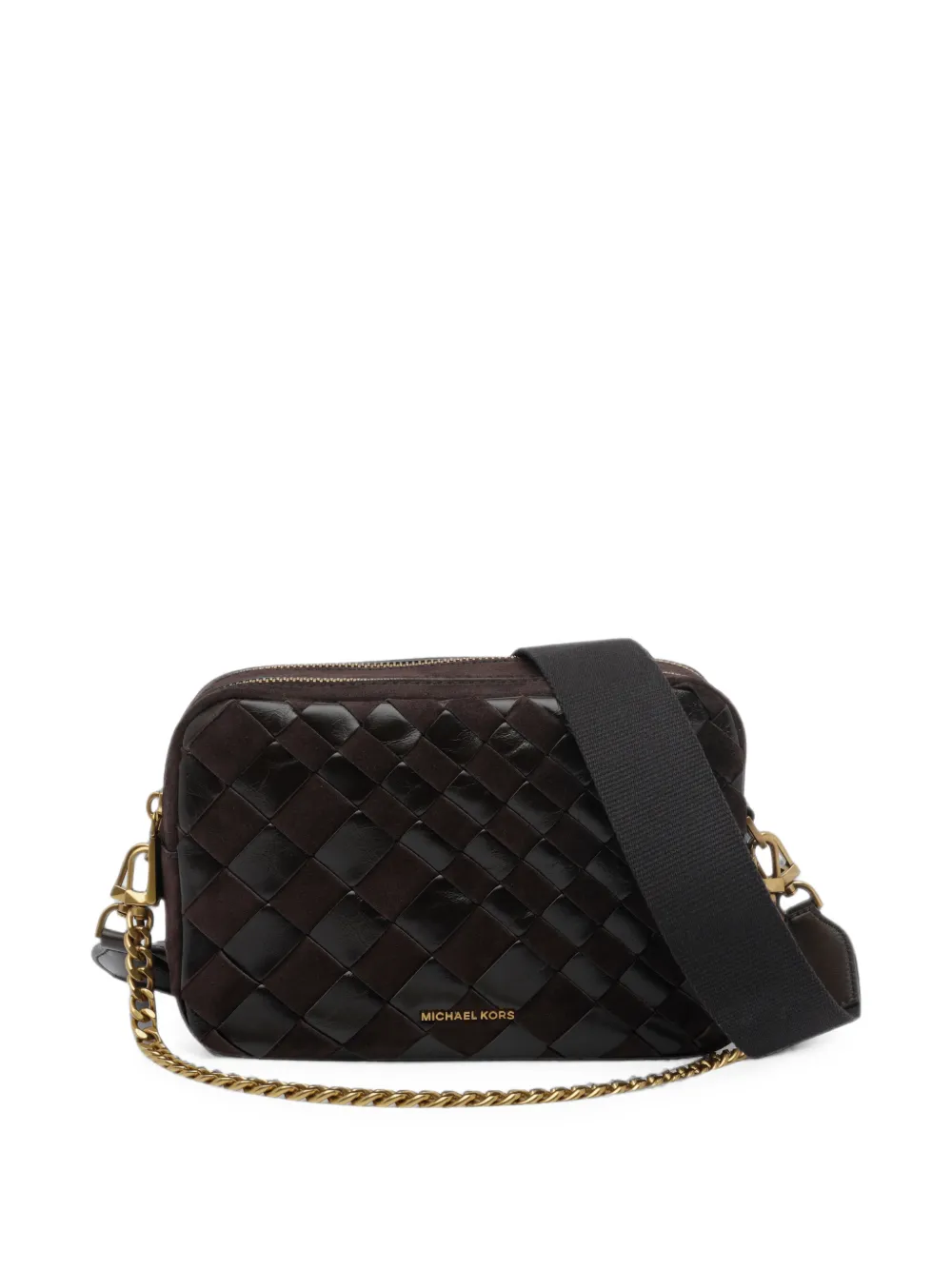 Michael Kors Leren schoudertas Bruin