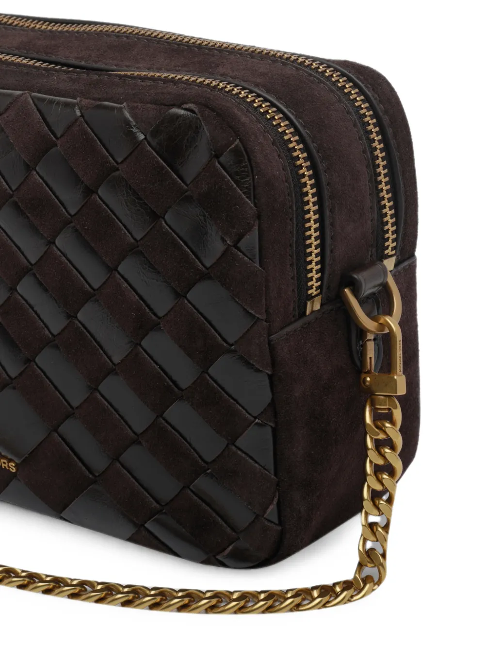 Michael Kors Leren schoudertas Bruin