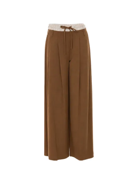 Eleh pleated drawstring trousers