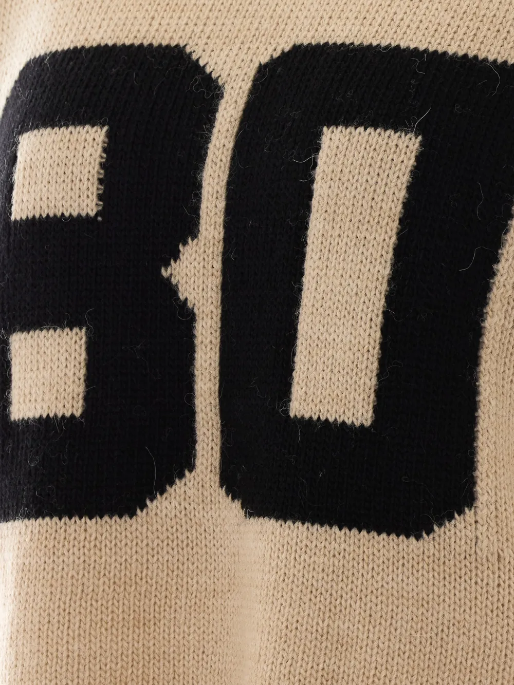 Aniye By intarsia-knit drop-shoulder sweater Beige