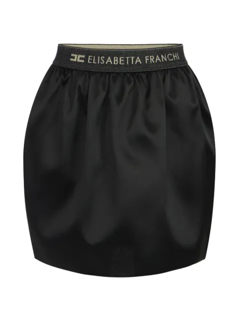 Elisabetta Franchi silk gazar mini skirt