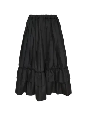 Black Comme Des Garçons レイヤード メッシュ スカート | ブラック