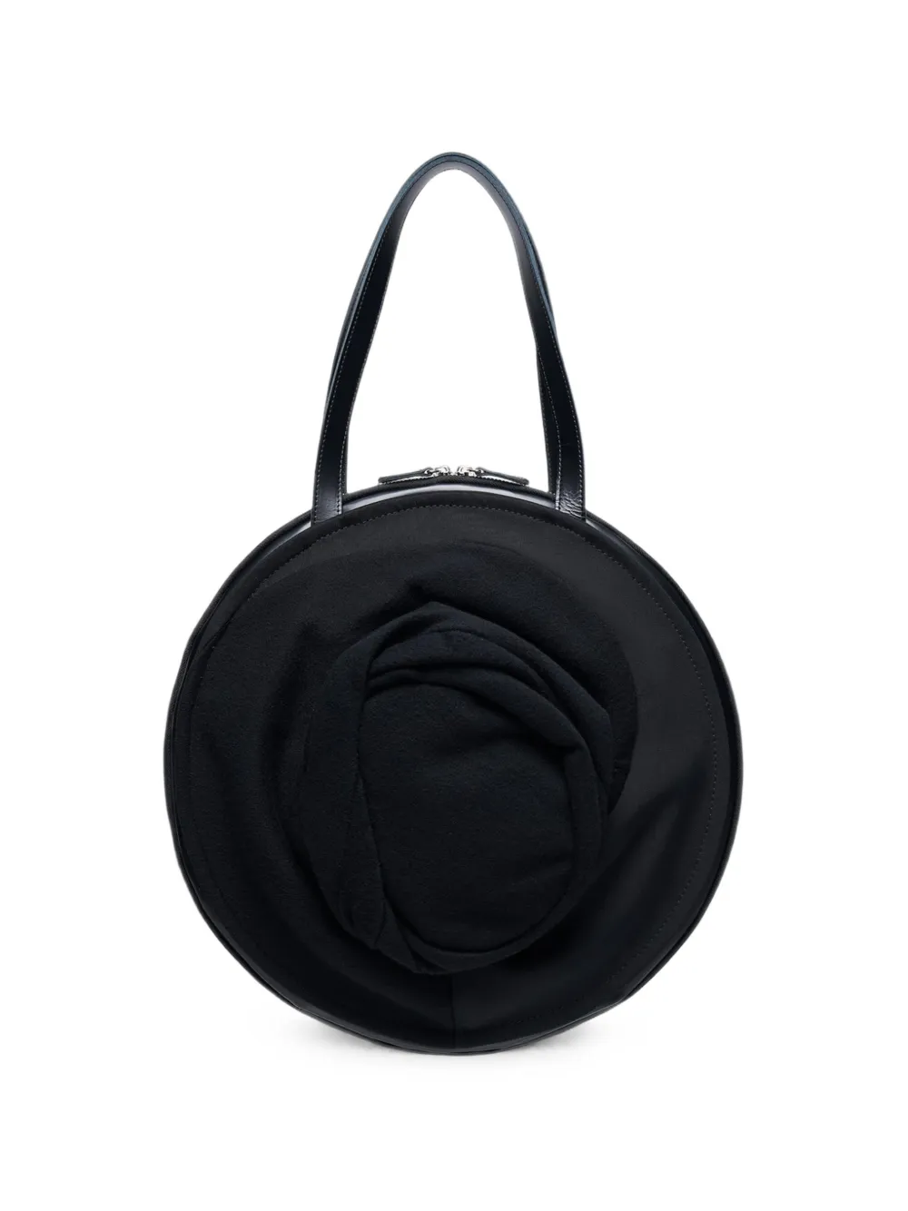 Junya Watanabe Circular Panelled Tote Bag In Black