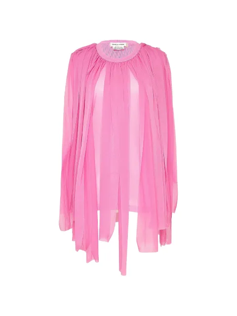 Comme Des Garçons fringe-detail sleeveless T-shirt