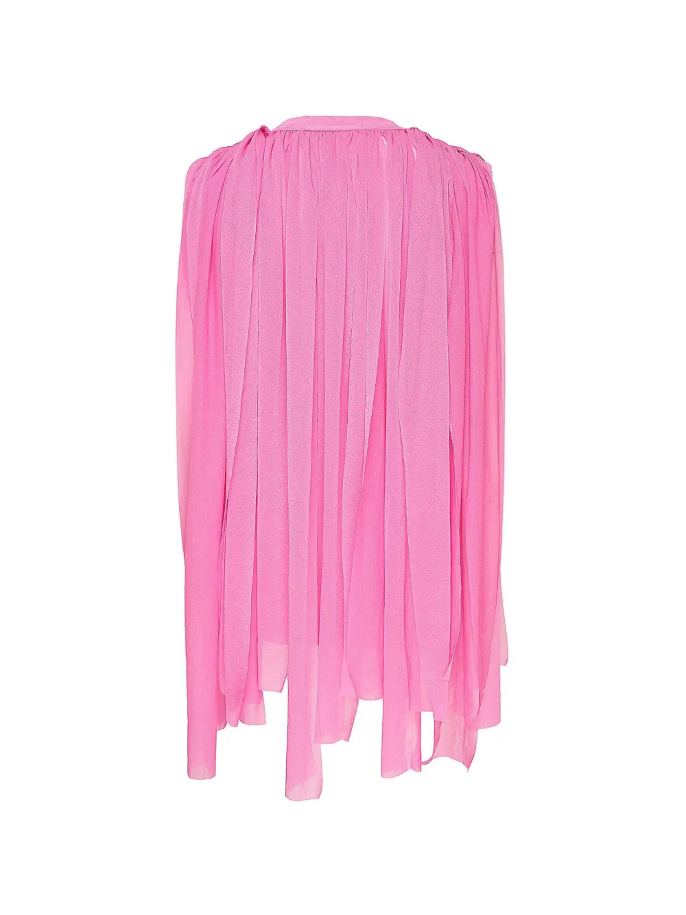 Comme Des Garçons fringe-detail sleeveless T-shirt Roze