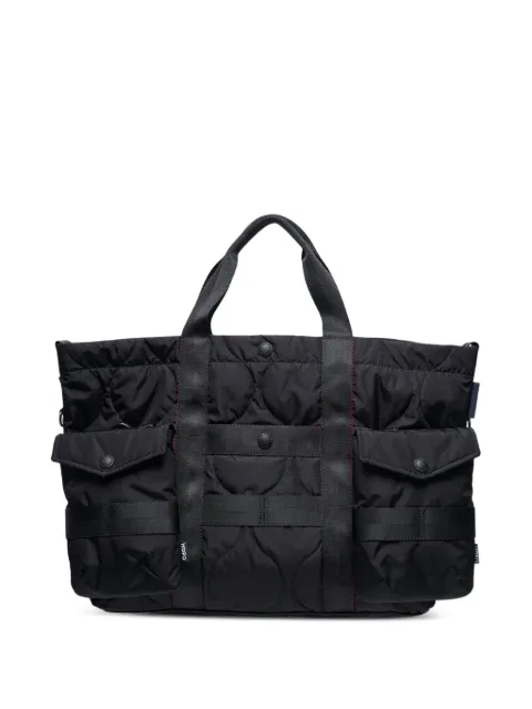 Comme des Garçons Homme tote capitonada con detalle de bolsillo