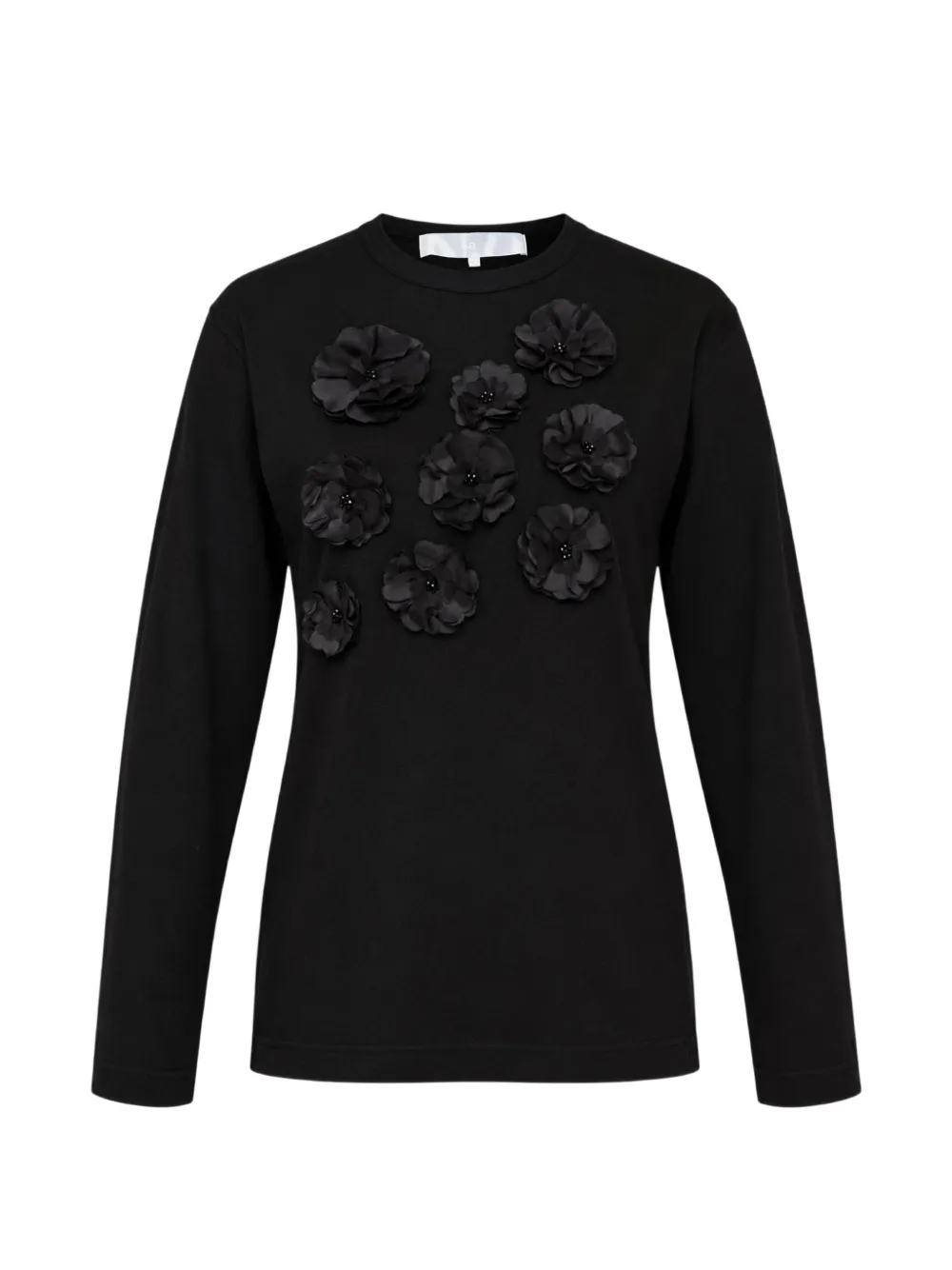 Comme des Garçons TAO floral-appliqué long-sleeve T-shirt