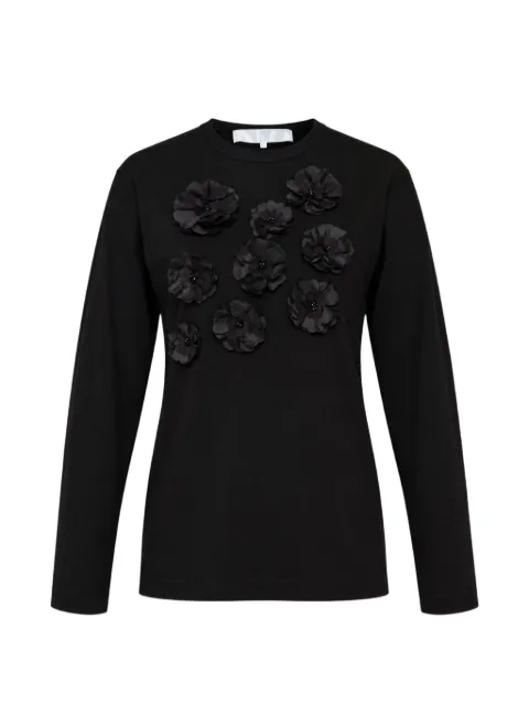 Comme des Garçons TAO floral-appliqué long-sleeve T-shirt