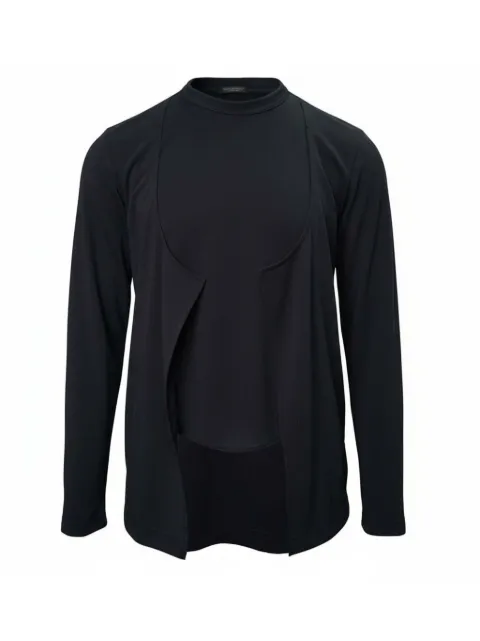 Comme des Garçons Homme Plus layered-design long-sleeve T-shirt