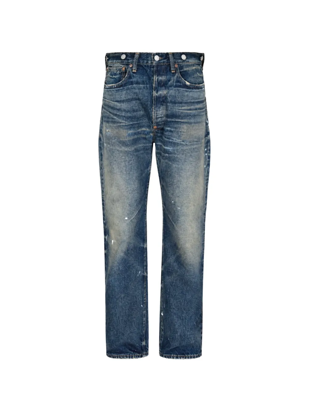 Comme Des Garçons distressed patchwork jeans | Blue | Image 1