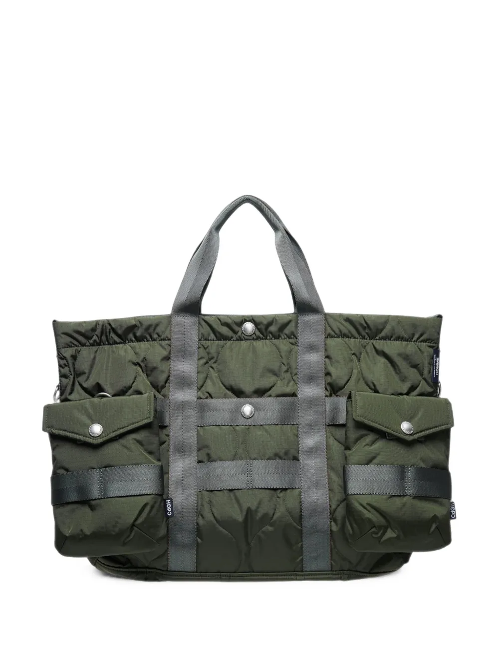 Comme des Garçons Homme quilted multi-pocket tote bag