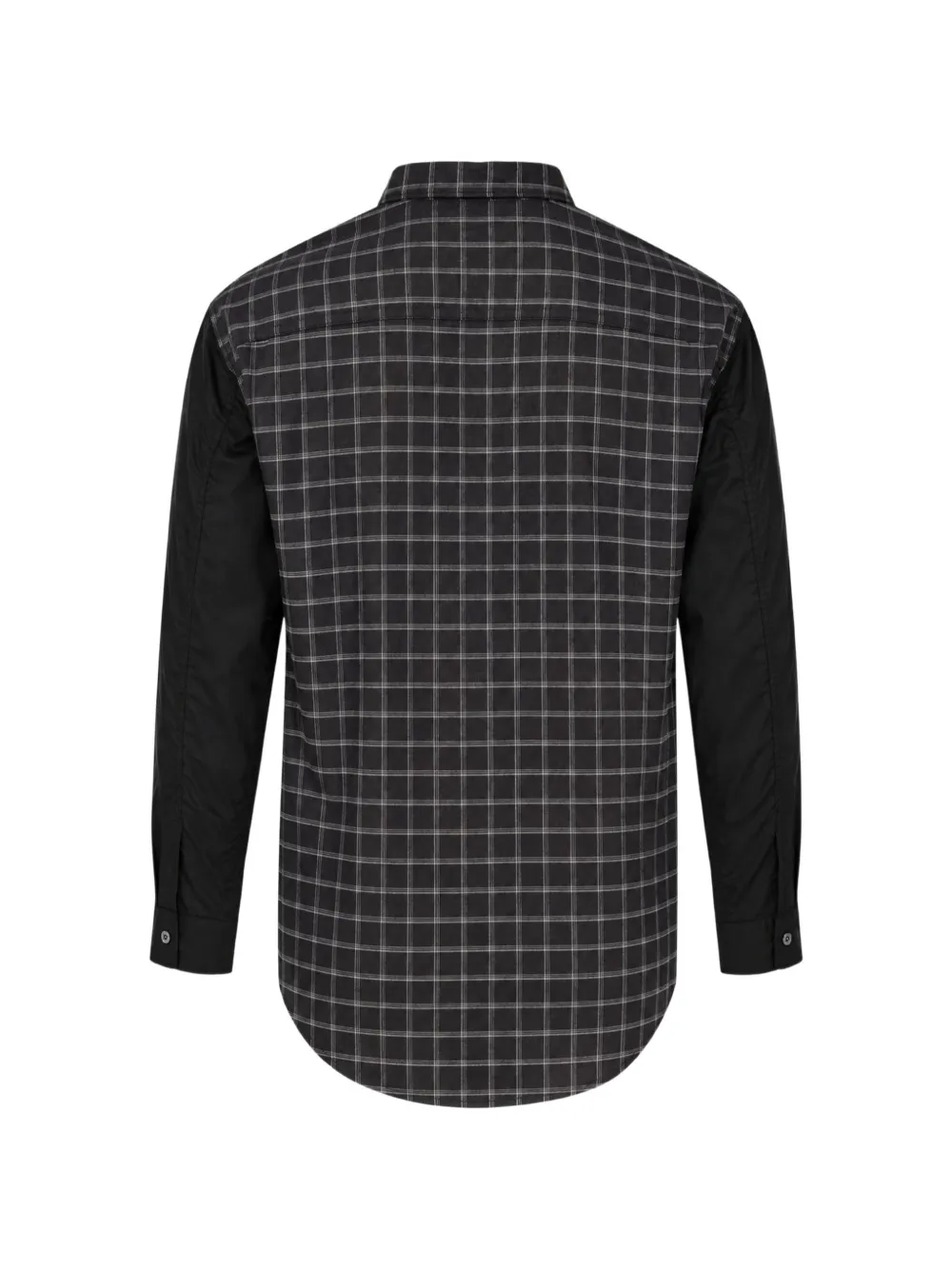 Comme des Garçons Homme Geruit overhemd Zwart