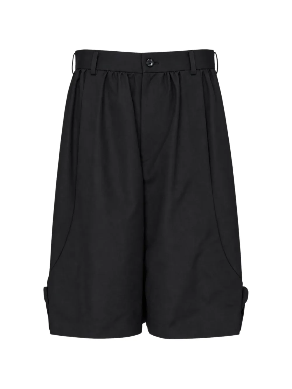 Comme Des Garçons Girl pleated wide-leg shorts - Schwarz