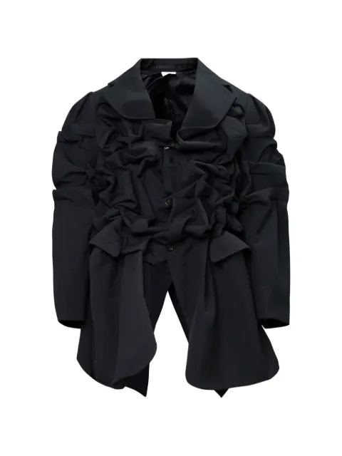 Comme des Garçons Homme Plus gathered-detail shirt jacket