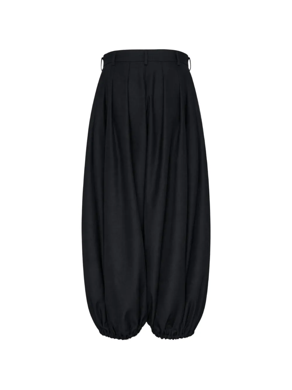 Comme Des Garçons pleated balloon pallazo pants Zwart