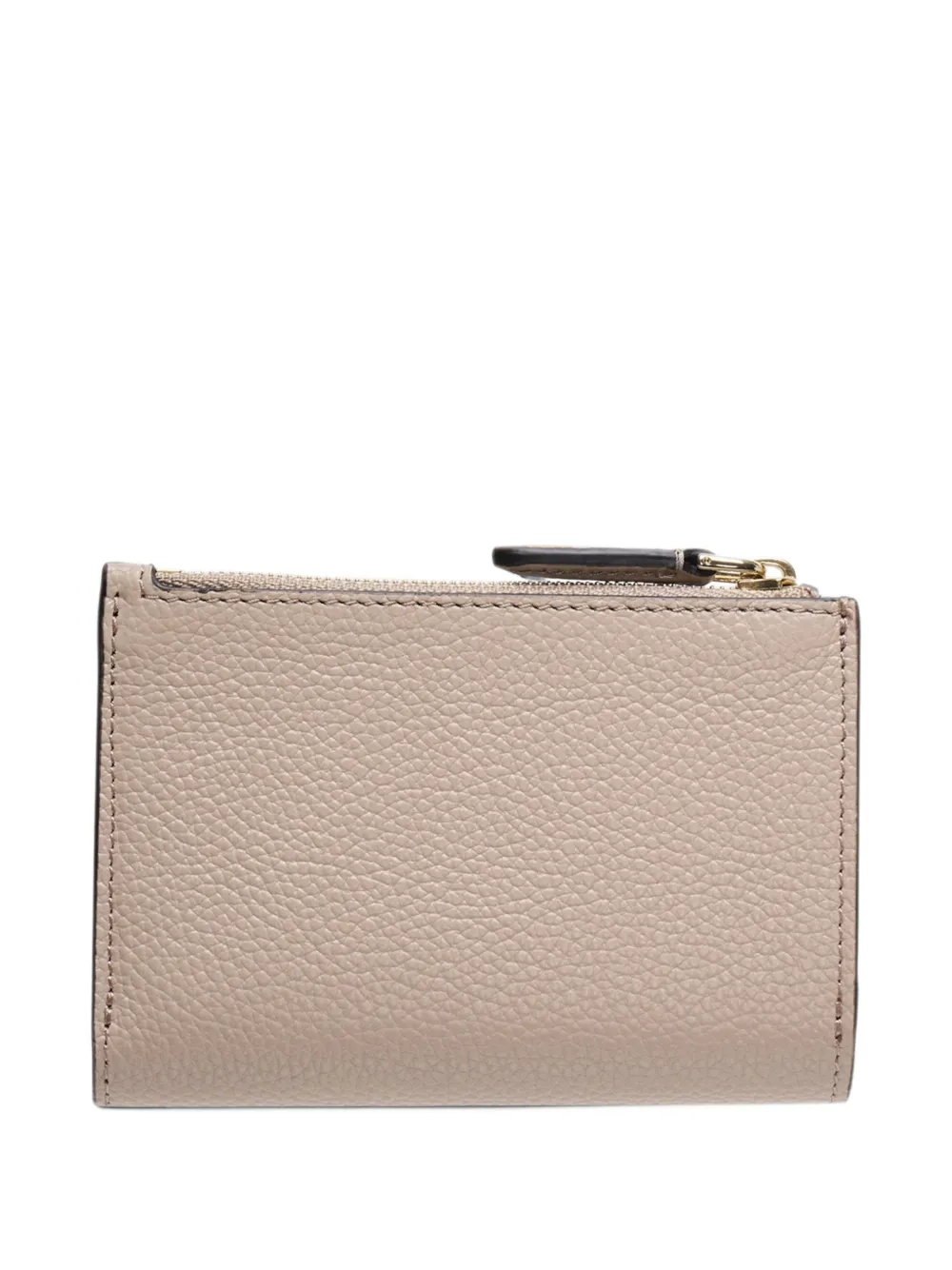Mulberry grained leather bifold wallet Beige