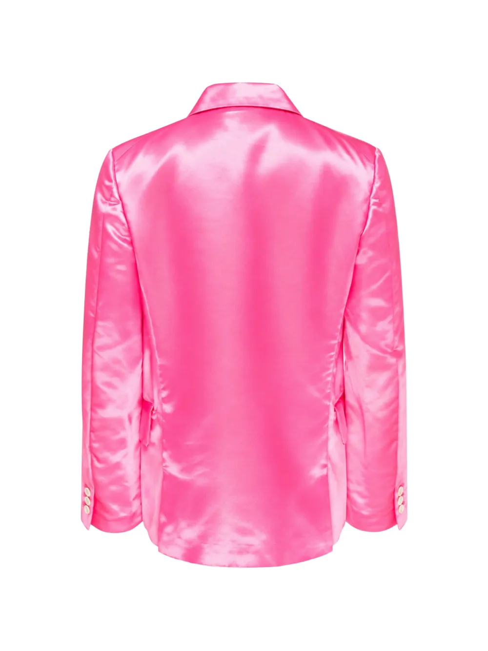 Comme Des Garçons ruffled satin blazer Roze