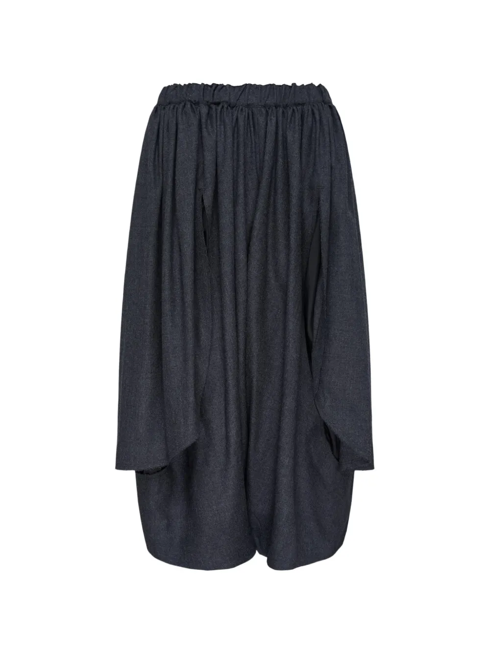 Comme Des Garçons Comme Des Garçons draped wool tapered trousers Grijs