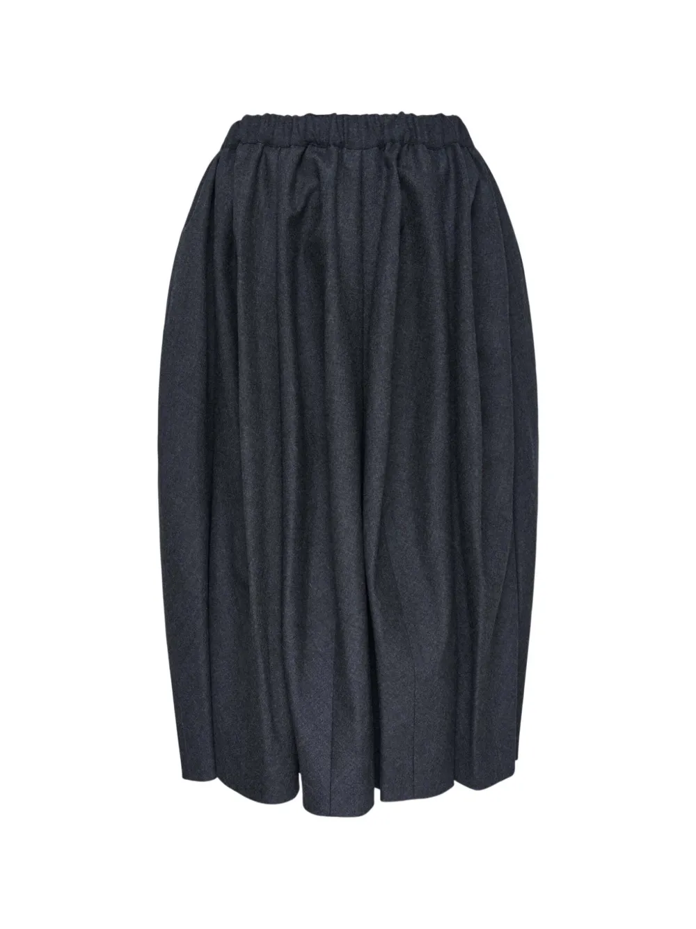 Comme Des Garçons Comme Des Garçons pleated elasticated midi skirt Grijs