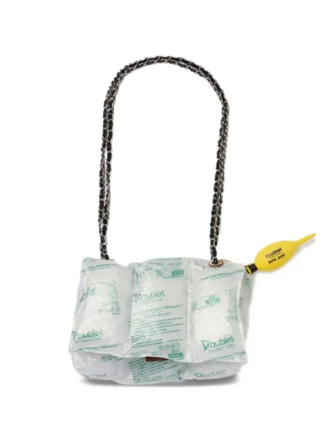Doublet Air Pillow inflatable chain-link tote bag