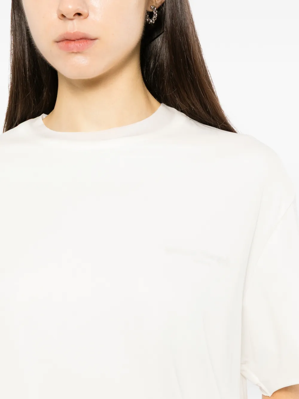 Maison Margiela logo-print T-shirt Wit