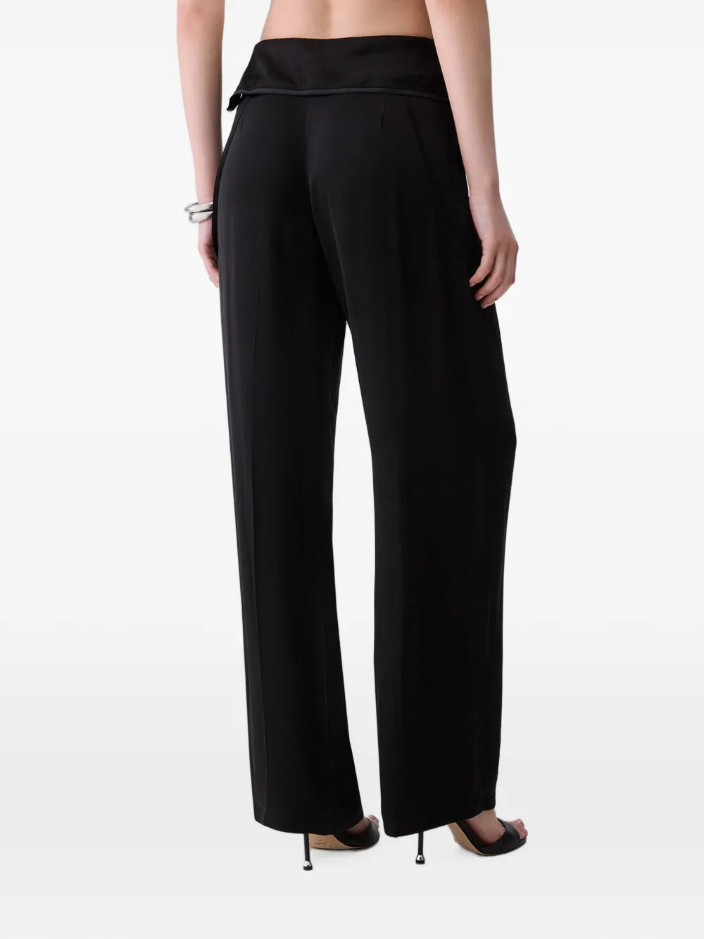LIU JO Broek met lingerie-detail Zwart