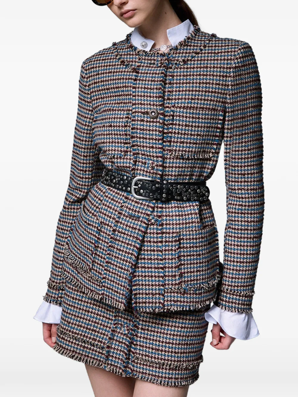 LIU JO Tweed jack Beige