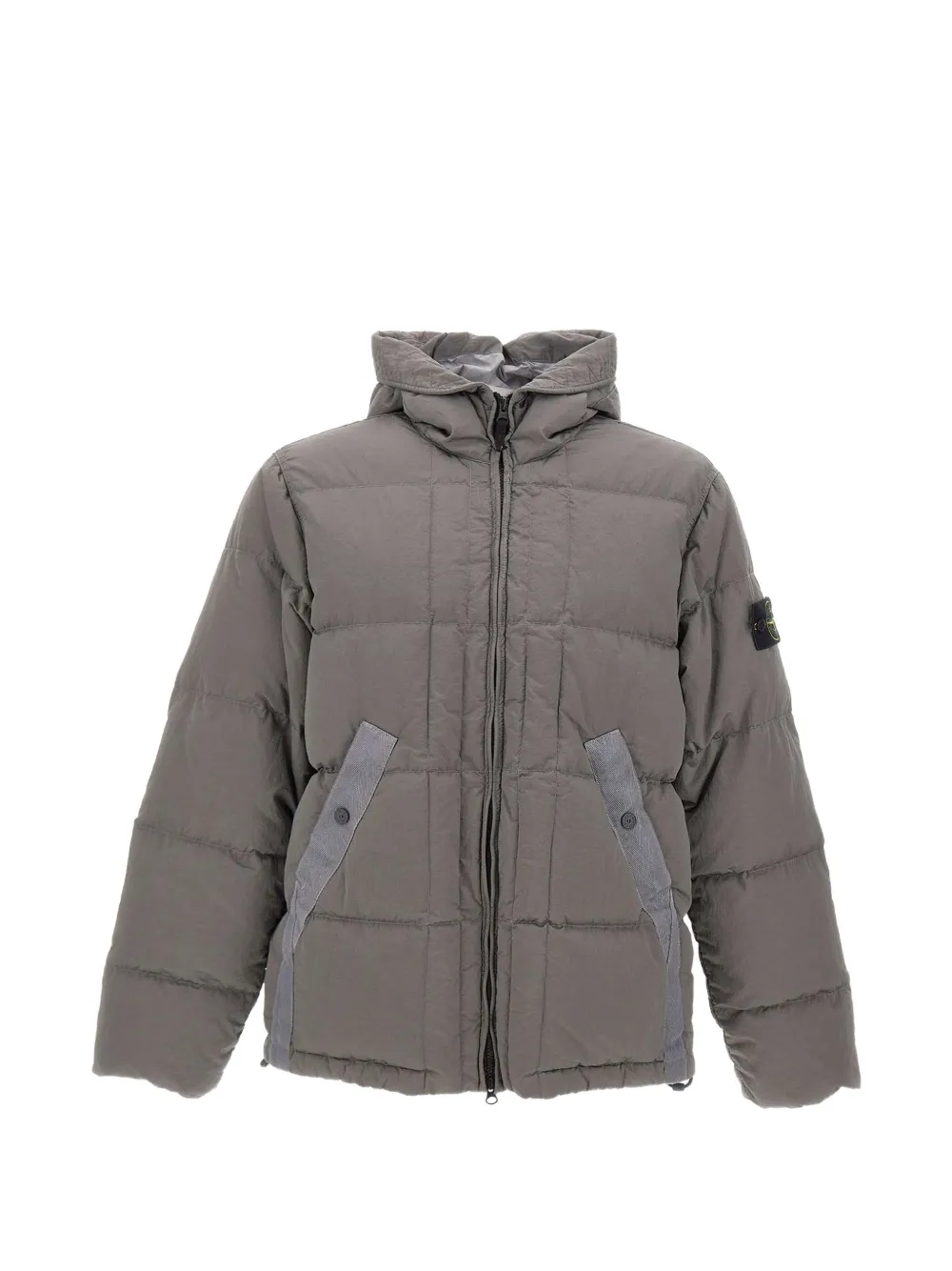 Stone Island Compass logo hooded coat