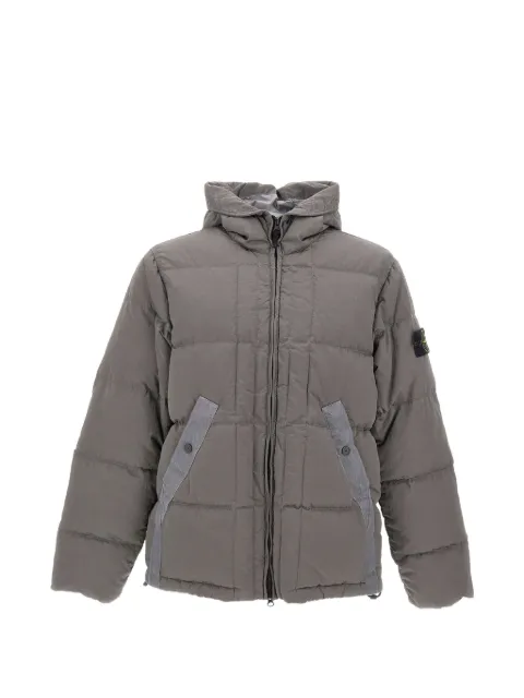 Stone Island Kompass Kapuzenmantel mit Logo