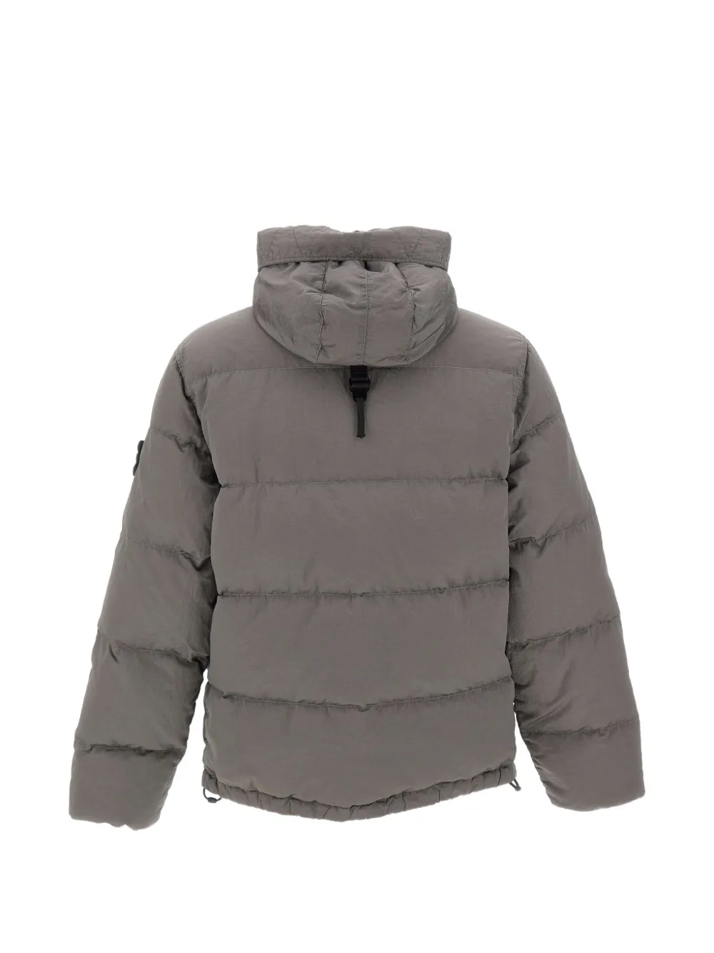 Stone Island Jas met capuchon en Compass-logo Grijs